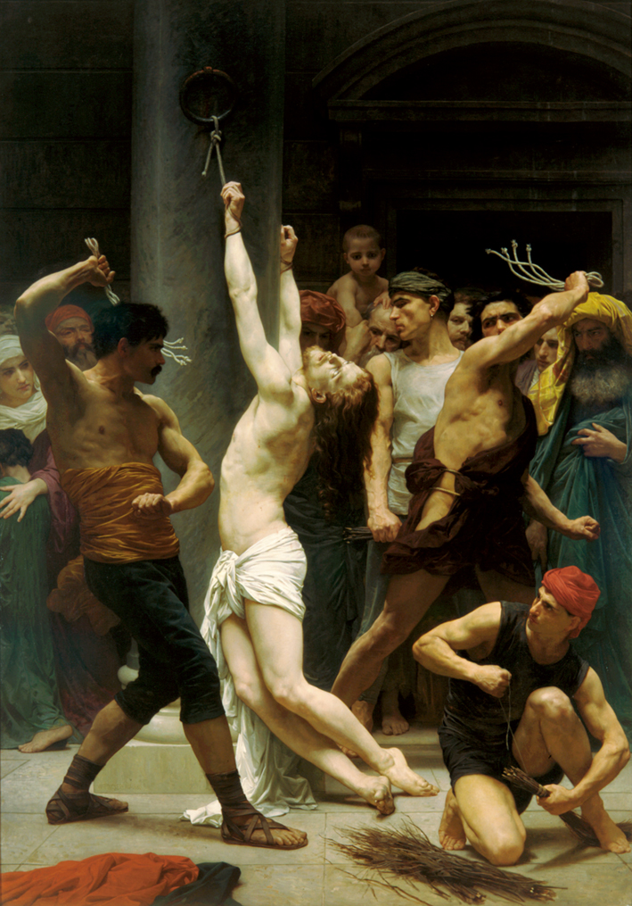  阿道夫·布格罗 Adolphe Bouguereau —— The Flagellation of Our Lord Jesus Christ (1880)